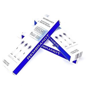 Rembrandt Replacement Toothbrush Heads Whitening Brush Three 3-packs New in Box